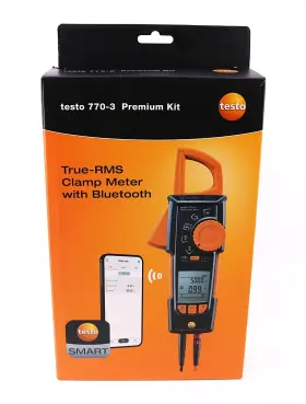 029547026737 TESTO Clamp Meter Bluetooth Trms Method Kit