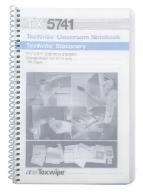 TX5741 TEXWIPE Texwrite Cleanroom Spiral Notebook Box