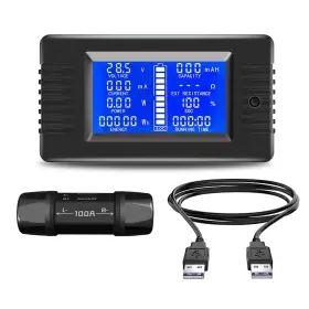 B0CZ36J9BY TKXEC Battery Monitor Digital Voltage Power Energy