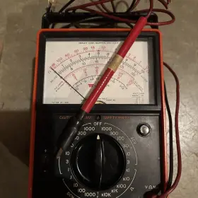 3145 TRIPLETT Analog Multimeter Leads Box #2
