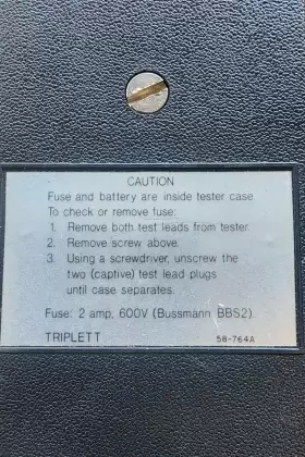 3400-H TRIPLETT Hobart Multimeter #3