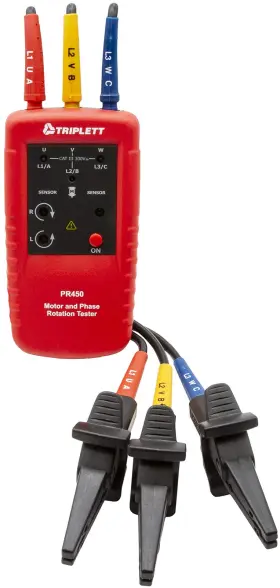 PR450 TRIPLETT Motor Phase Rotation Tester
