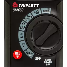 CM450 TRIPLETT Ac Clamp Meter Backlit Battery #3