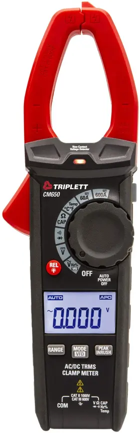 614395003050 TRIPLETT Ac Clamp Meter Inrush