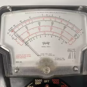630-L TRIPLETT Volt Milliammeter #3