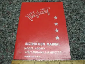 84-128-100264-7-8 TRIPLETT Meter Tester Instruction Manual