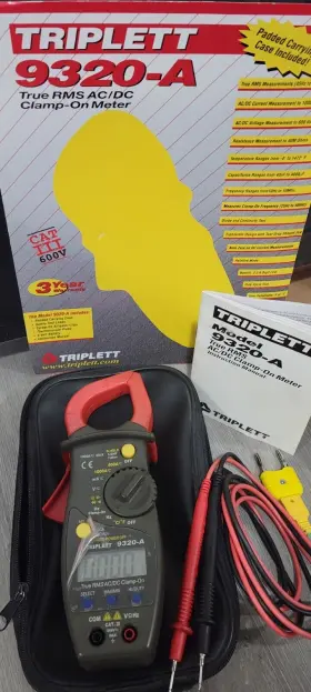9320-A TRIPLETT Ac Clamp Meter #3