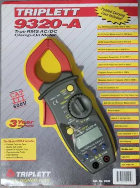 9320-A TRIPLETT Ac Clamp Meter