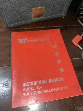 MODEL-631 TRIPLETT Volt Milliammeter #2