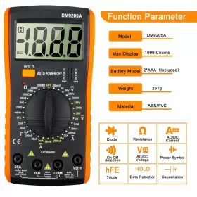 TB1013122OR TSUINZ Digital Multimeter Battery Stand