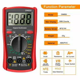 TG1013100RE TSUINZ Digital Multimeter Tester Leads Meters Ac #3
