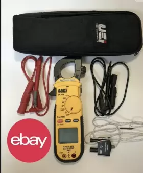479T UEI Clean Digital Trms Clamp Multimeter Leads