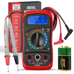 FBA-0021-YB-RED ULTRICS Digital Multimeter Voltmeter Ammeter