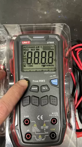 935750560099 UNIT Uni Smart Digital Multimeter Volt Meter Ncv #3