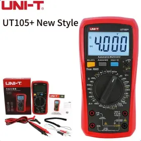 UT105 UNIT Multimeter Uni Dmm Voltmeter Ohmmeter Tach Dwell #2