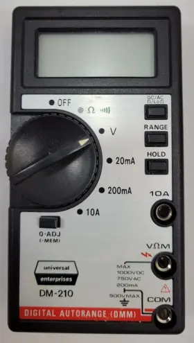 DM-210 UNIVERSAL ENTERPRISES Digital Meter #2