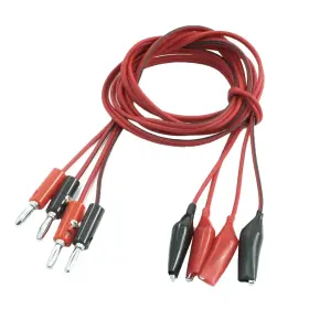 783243748143 UXCELL Alligator Lead Clip Male Banana Cord