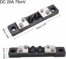 A18101300UX0249 UXCELL Shunt Resistor Ammeter Analog Panel #2