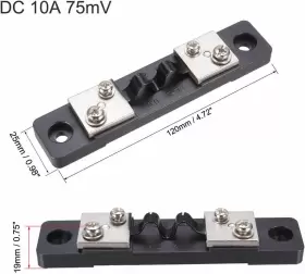A18101300UX0250 UXCELL Shunt Resistor Ammeter Analog Panel #2