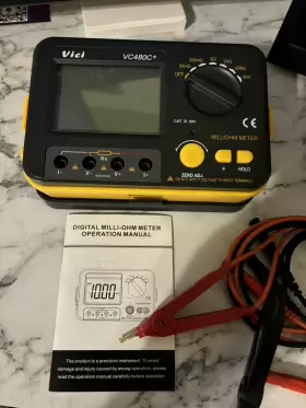 VC480C VICI Multimeter Digital Milliohmmeter Accuracy #2