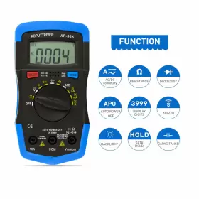 696601860596 WAPORICH Multimeter Tester Trms Digital Ac #2