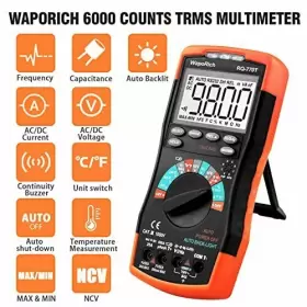738349769301 WAPORICH Digital Multimeter Auto Trms Measu #2