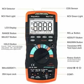 738349769301 WAPORICH Digital Multimeter Auto Trms Measu #3