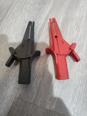 28XT WAVETEK Multimeter Alligator Clips #2