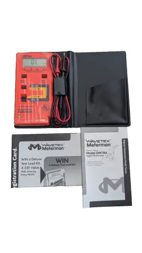 DM78A WAVETEK Meterman Digital Multimeter Multitester Voltage
