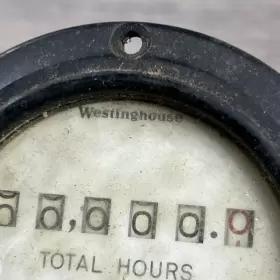 NH-35 WESTINGHOUSE Panel Hour Meter Volt Cycle #2