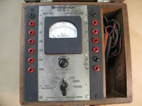 PX-38 WESTINGHOUSE Meter Westinhouse Leads Great