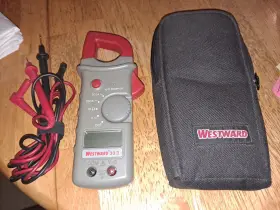 6JG58 WESTWARD Clamp Meter Cat Auto Power Leads