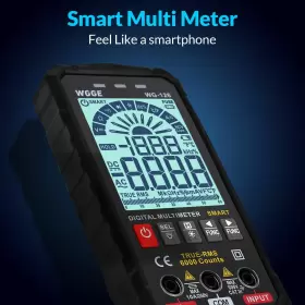 650327852006 WGGE Digital Multimeter Voltmeter Smart Tester #3