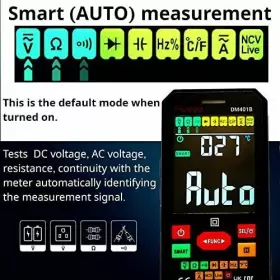 DM401B WIDER WIRE CABLE CO Multimeter Digital Trms Smart Lead #2