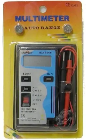 WIN8968 WINMAX Pocket Digital Multimeter Cap Frequency Tester