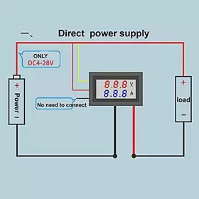 DIGI-100V-10A-1 WOWOONE Eiechip Led Digital Voltmeter Ammeter #2