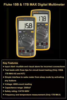 17B-15B XIANGTAT Fluke Digital Multimeter Ac Voltage Temper #3