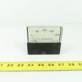 612233-11RS YEW Amperes Analog Ammeter Panel Meter