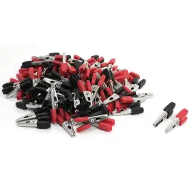 609044635133 ZAPLYTE Coated Handle Insulated Alligator Clips
