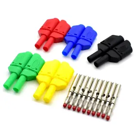 ZHENYU0072 ZHENYU Safety Insulated Banana Plugs Male