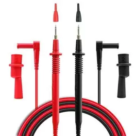 744306029623 ZIBOO Lead Set Right Angle Alligator Clips