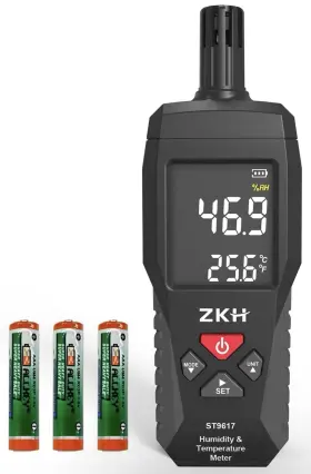 HT617 ZKH Thermometer Digital Handheld Temperature Humidity