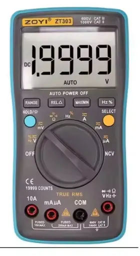 ZOTEK TOOLS ZOYI ZT-303 Multimeter Calibration