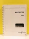 HP 03465-90007 Model 3465A Multimeter Operating and Service Manual