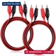 EBOOT 4 Pcs Alligator Clips Electrical, 40 Inches Test Leads with Alligator Clip