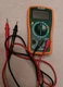 Extech MN35 Digital Mini Multimeter Green & Orange Battery Powered with Probes