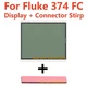 Display For Fluke 374 FC True-RMS AC/DC Clamp Meter LCD Screen Replacement Parts