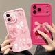 Lovely Bow Case For iPhone 17 Pro Max 16 15 14 13 Silicone ShockProof Soft Cover