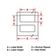 BRADY THT-55-424-1 Label,White,4 x 2 In.,White,Paper 2TYU4