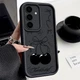 Girly Bow Silicone Case For Samsung Galaxy A57 A56 A55 A54 A37 A36 A17 A16 Cover